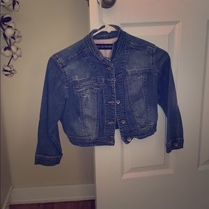 Jean cropped jacket